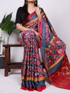 Ynf7801 Gaji Silk With Patola Print Saree Wholesale Clothing Suppliers In India